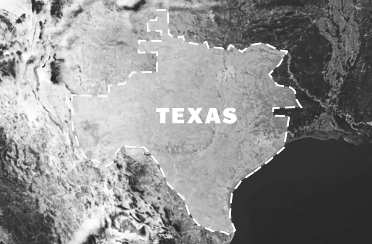 Map of the Texas Power Grid.